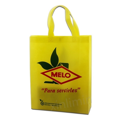 Sacs commerciaux non tissés avec logo sur mesure et matériau stratifié en PP