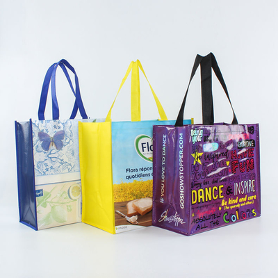 Sac de magasinage réutilisable non tissé personnalisé avec support portable de logo