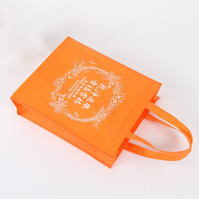 Logo personnalisé Sacs de magasinage non tissés réutilisables et écologiques