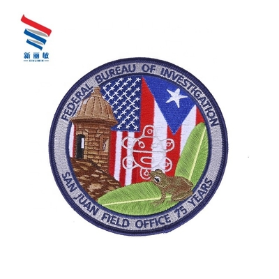 Patch de broderie personnalisé de logo personnalisé avec décoration de séquins