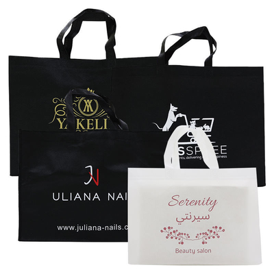Logo personnalisé pliable Stock d'épicerie réutilisable emballage sac à dos