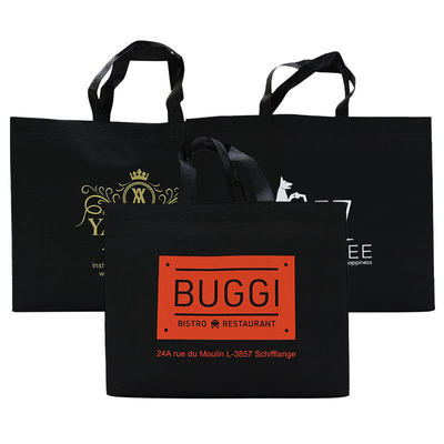 Logo personnalisé pliable Stock d'épicerie réutilisable emballage sac à dos