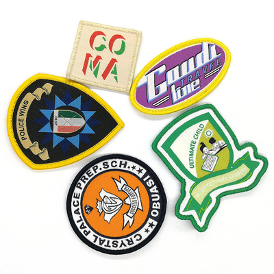 3D bordure personnalisée patch fer sur les patchs pour les vêtements en tissu