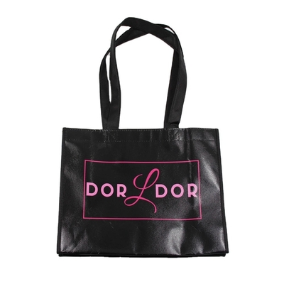Commande personnalisée Sac de magasinage en tissu écologique non tissé pour la promotion d'une exposition