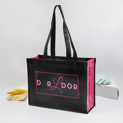 Commande personnalisée Sac de magasinage en tissu écologique non tissé pour la promotion d'une exposition