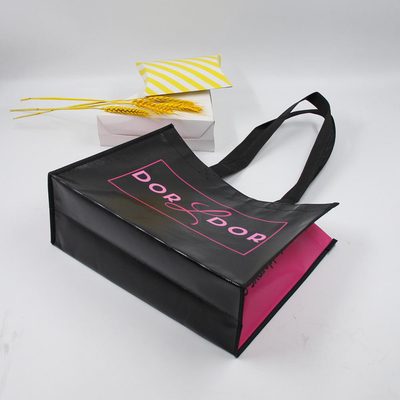 Commande personnalisée Sac de magasinage en tissu écologique non tissé pour la promotion d'une exposition