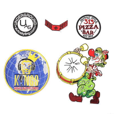 Logo 3D brodé en fer sur patch pour personnaliser les vêtements