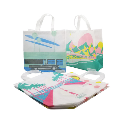 Sac de magasinage non tissé sac à main avec matériau écologique et couleur personnalisée