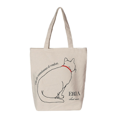 Sacs de magasinage en toile de couleur sur mesure Sacs de toile de coton 100% biologique