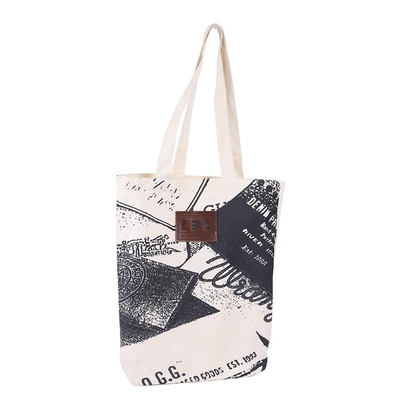 30*40*10cm Sac de coton biologique avec corde de traction
