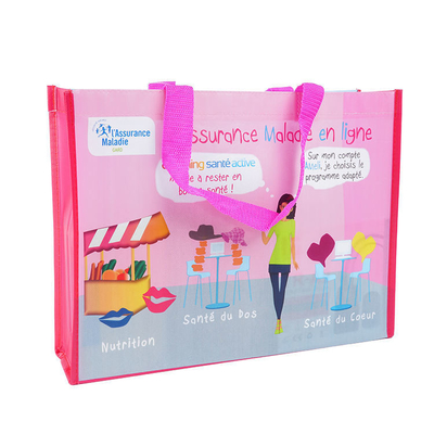 OEM/ODM Acceptable Pp multi-couleurs sacs à main non tissés pour les achats Logo personnalisé