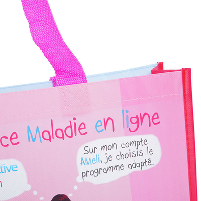 OEM/ODM Acceptable Pp multi-couleurs sacs à main non tissés pour les achats Logo personnalisé