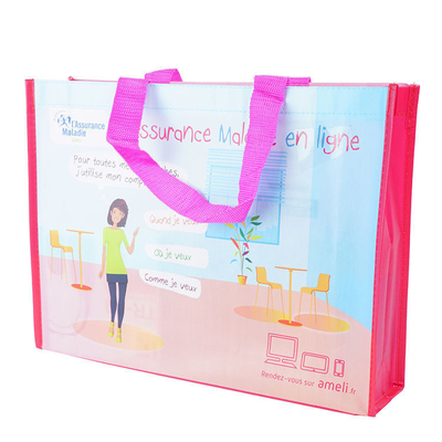 OEM/ODM Acceptable Pp multi-couleurs sacs à main non tissés pour les achats Logo personnalisé