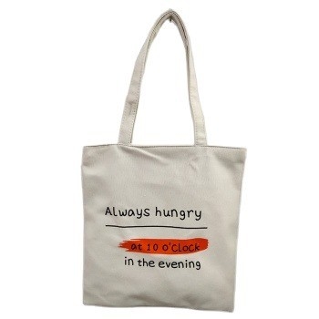 Couleur personnalisée Cartoon écologique mode sac à main imprimé pour les achats des femmes