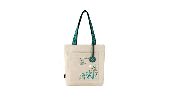 Logo imprimé sur mesure personnalisé Sac en toile de coton blanc pour achats réutilisables