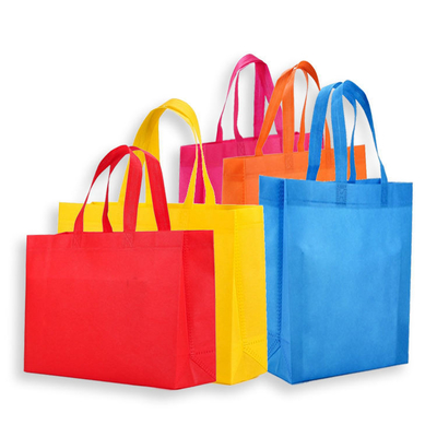 Sac de magasinage non tissé à plaquette personnalisé écologique réutilisable avec technologie ultrasonique