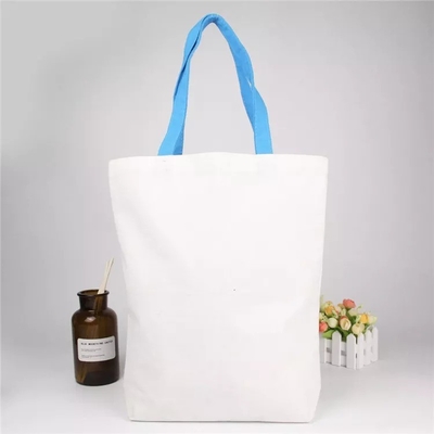 Sac à main en blanc organique Calico coton toile d'épicerie sac à main personnalisé