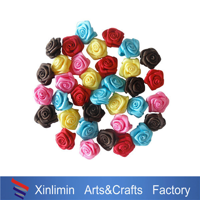 Couleur Décoration de cheveux Cravate de Noël 100% polyester ruban Mini arcs pour les bouteilles de vin