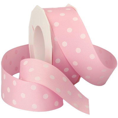 Ruban rouge polyester gros grain personnalisé 1-1/2 pouces pour la décoration et l'emballage de cadeaux