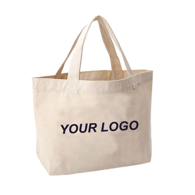 100% coton pour les achats sur mesure Logo imprimé sur plage Sac à dos pour les affaires