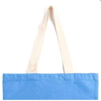 Sac de magasinage sur toile de coton imprimé sur mesure avec des caractéristiques recyclées