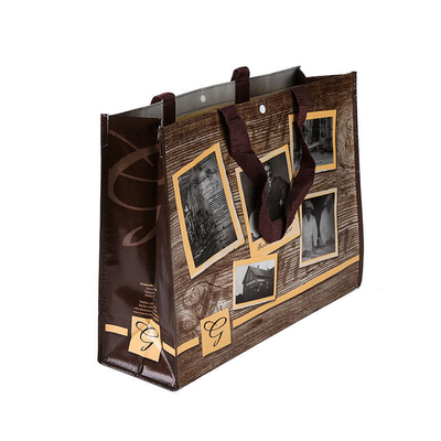 Acceptable OEM/ODM Impression personnalisée de l'épicerie réutilisable PP Laminé sac à main non tissé