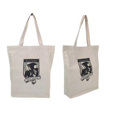 Logo personnalisé Sac à main de shopping à grande capacité et sac de plage en toile de coton 100%