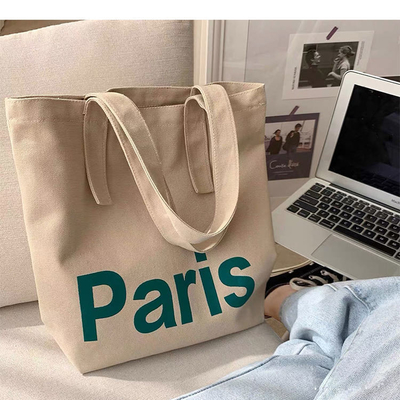 Sac de shopping portable à épaule unique en coton avec service OEM et couleurs Pantone