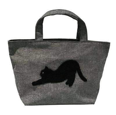 Logo personnalisé Amour animal 3D sac à main brodé en coton