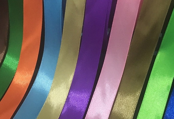 Ruban de satin à motif personnalisé à une ou deux faces