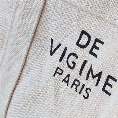 Sacs à main en tissu épais de grande capacité personnalisables en coton écologique