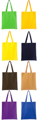 Promotion Logo personnalisé Sac de magasinage en coton imprimé en couleur personnalisée et logo personnalisé