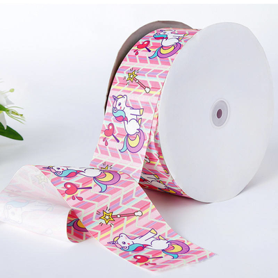Ruban à grains gros avec tissu satiné en polyester à 100%