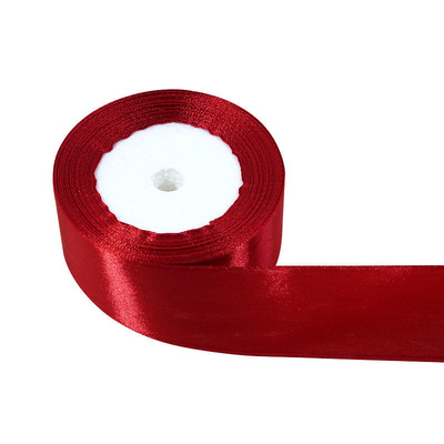 Emballage cadeau de Noël bleu 100% polyester ruban gros grain avec un seul visage style