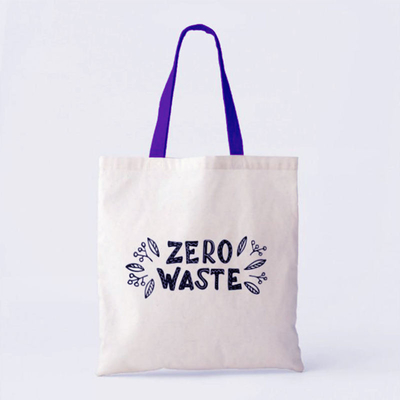 Sac à dos en toile douce en coton réutilisable durable