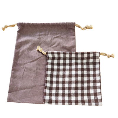 Logo personnalisé durable imprimé cadeau toile coton sac à main à double ficelle sac à dessin à ficelle