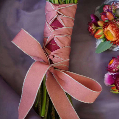 Arcs de ruban de voiture en satin ivoire à face unique pour accessoires de cheveux de mariage