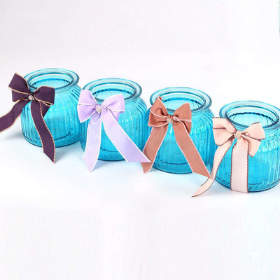 Arcs de ruban de voiture en satin ivoire à face unique pour accessoires de cheveux de mariage