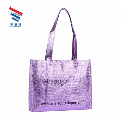 Sac en tissu non tissé avec coin rond et imprimé sur mesure