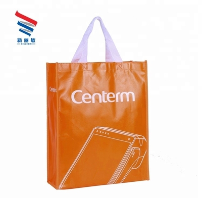 Sac en tissu non tissé avec coin rond et imprimé sur mesure