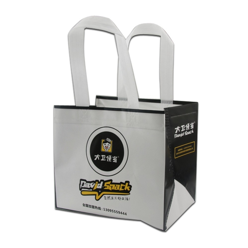 Gros sac à main réutilisable pour l'épicerie sac à main personnalisé sac de magasinage non tissé pour les produits ménagers