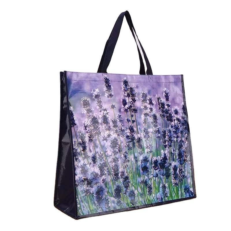 Sac de magasinage réutilisable non tissé personnalisé avec support portable de logo