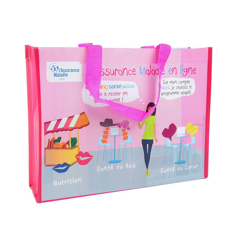 OEM/ODM Acceptable Pp multi-couleurs sacs à main non tissés pour les achats Logo personnalisé