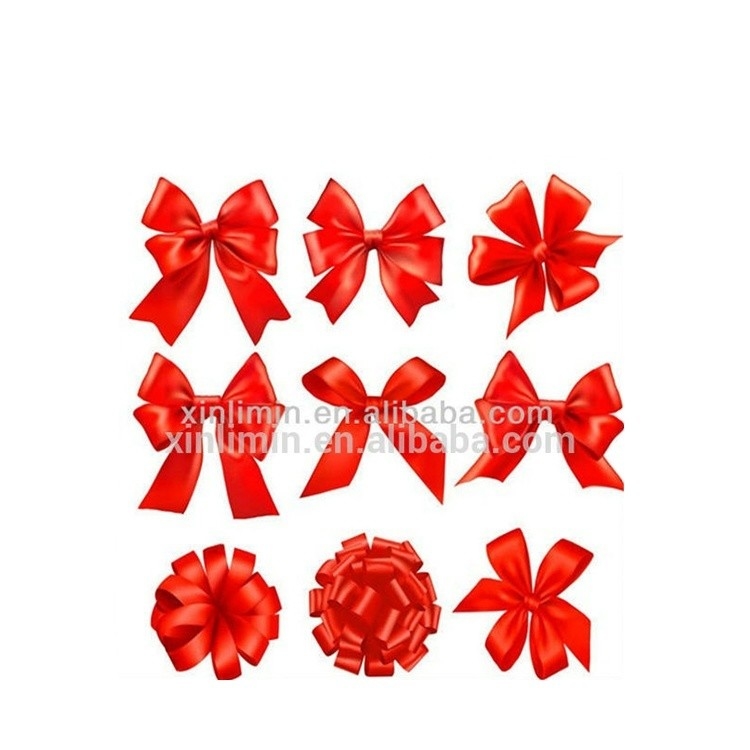 Quantité minimale requise de rubans mini rouges personnalisables pour tous les types de boîtes cadeaux