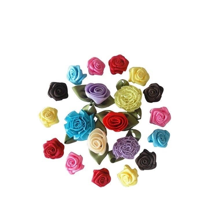 Couleur Décoration de cheveux Cravate de Noël 100% polyester ruban Mini arcs pour les bouteilles de vin