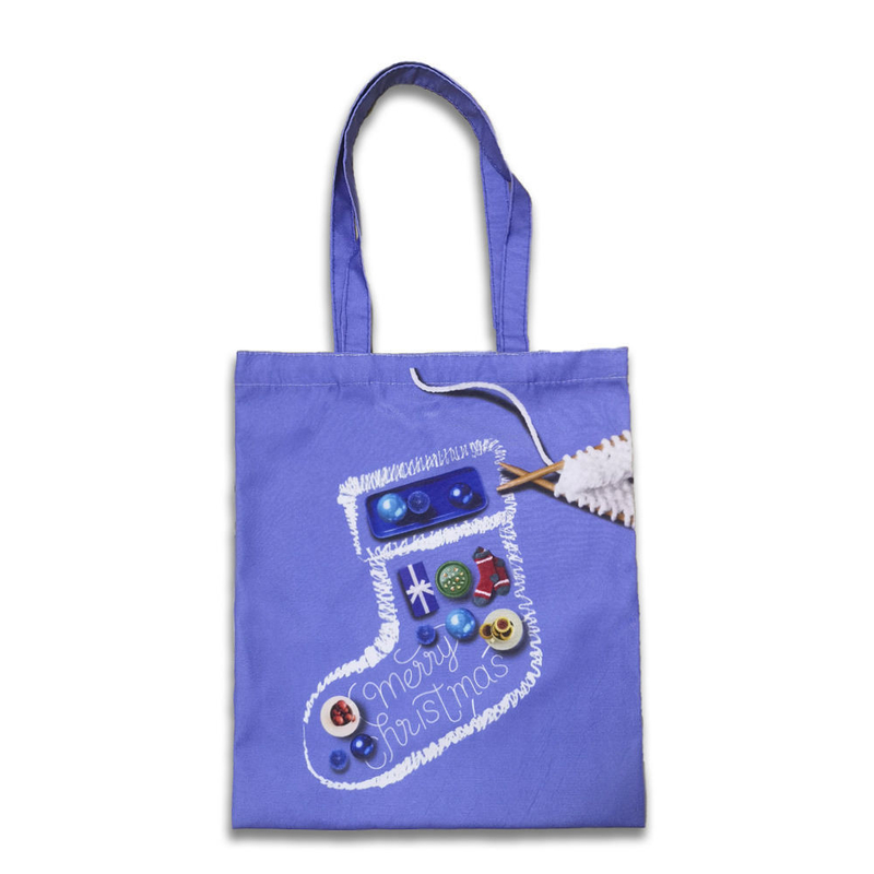Sac de shopping en toile de coton polyester Logo personnalisable Taille pour cadeau de Noël OEM/ODM